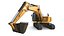 3D Tracked Excavator RIG model