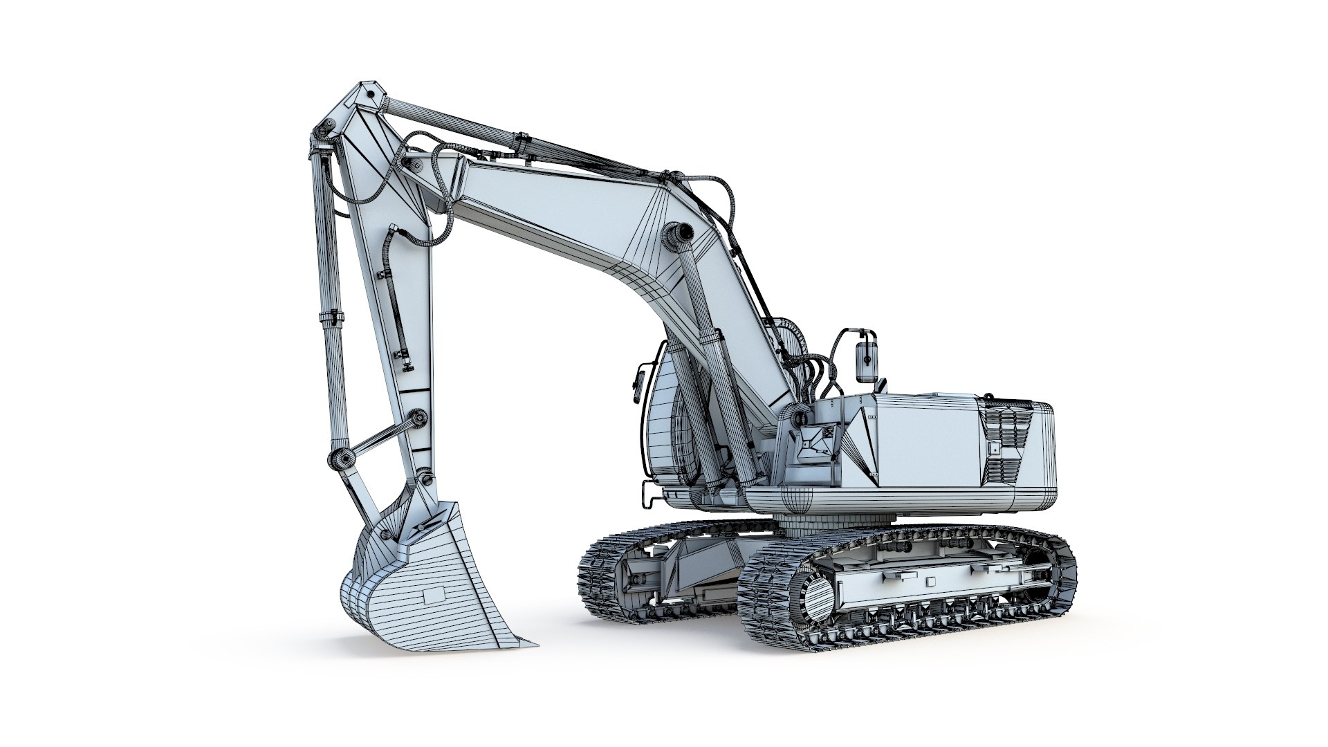 3D Tracked Excavator RIG Model - TurboSquid 2287434