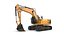 3D Tracked Excavator RIG model