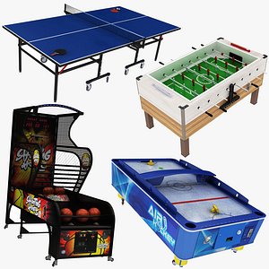 Arcade Basketball Foosball Pingpong AirHockey Collection
