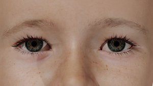 Eyelashes thick