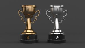 Trophy Cups 3D model