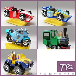 3d model rides games children