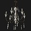 small percival chandelier 3d max