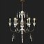 small percival chandelier 3d max