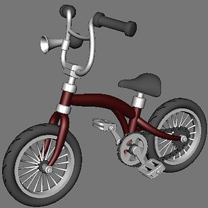 Animated Cartoon Bike