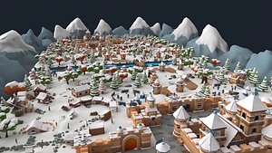 Cartoon Kingdom 3D Environment