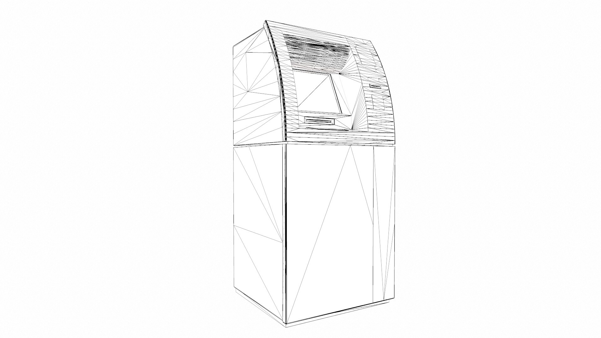 ATM Machine 3D Model - TurboSquid 2330785