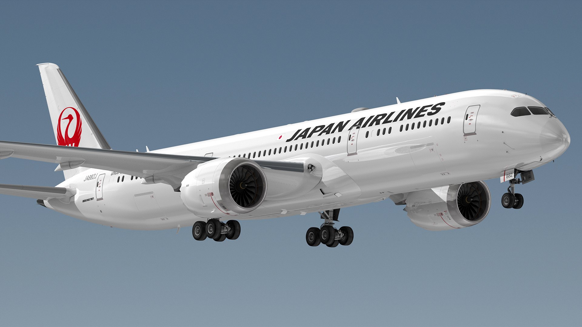 Boeing 787-9 Japan Airlines 3D - TurboSquid 1999997