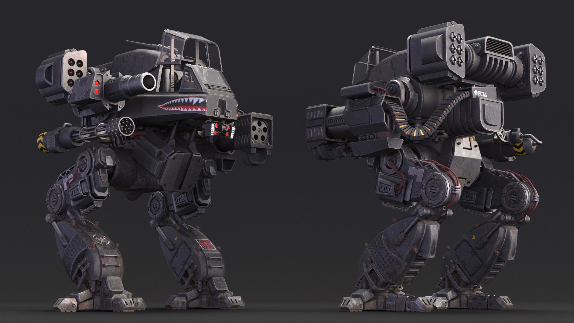 Shabby Big Walking Sci-Fi Black Robot with Pilot 3D model https://p.turbosquid.com/ts-thumb/02/xTcsgu/BG/shabbybigwalkingscifiblackrobotwithpilotc4dmodel008/jpg/1694047899/1920x1080/fit_q87/97f0bfa0d726e3a08e1b68085a1d9bd0f1ee728e/shabbybigwalkingscifiblackrobotwithpilotc4dmodel008.jpg
