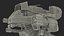 Shabby Big Walking Sci-Fi Black Robot mit Pilot
