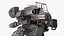 Shabby Big Walking Sci-Fi Black Robot mit Pilot