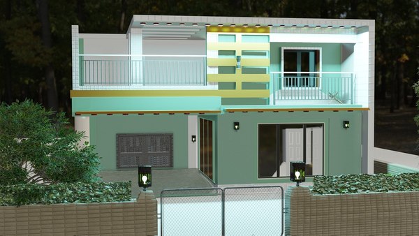 modern small home exterior model