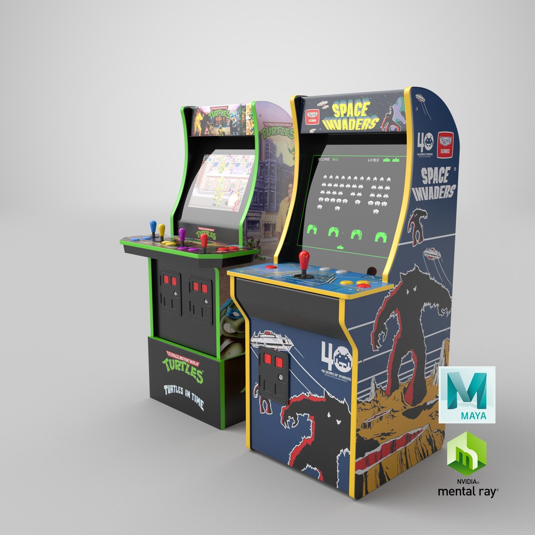 3D Two Arcade Games - TurboSquid 1974624