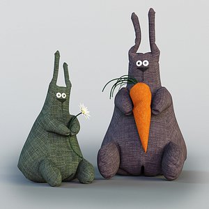 3d model rabbit