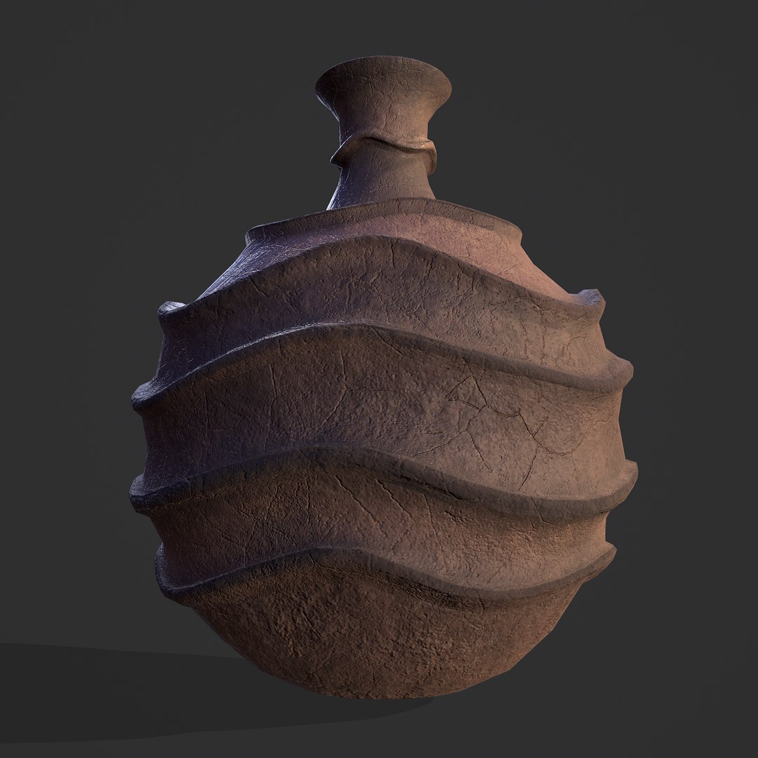 ridged pottery 3D model https://p.turbosquid.com/ts-thumb/03/EBOWGn/4j/18/png/1616831263/1920x1080/fit_q87/d098f72cebe8ff4d31da0ca3ded44cb837dec233/18.jpg