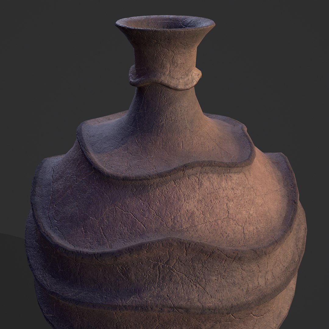 ridged pottery 3D model https://p.turbosquid.com/ts-thumb/03/EBOWGn/5A/16/png/1616831277/1920x1080/fit_q87/82eb2ccee5e58860084c48c24a138a546836b707/16.jpg