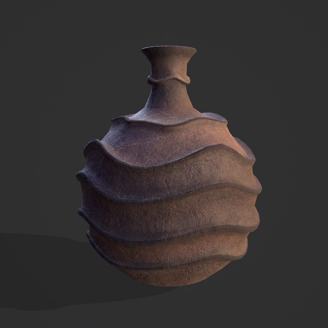 ridged pottery 3D model https://p.turbosquid.com/ts-thumb/03/EBOWGn/e0/3/png/1616831232/1920x1080/fit_q87/c4ed3ed69f0bbe84d98b016872aa461834cb0a32/3.jpg