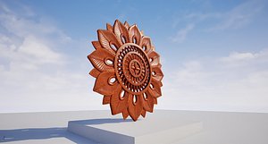 3D Flower Ornament Traditional Balinese Decoration