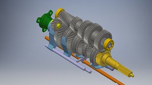 5 speed vehicle gearbox