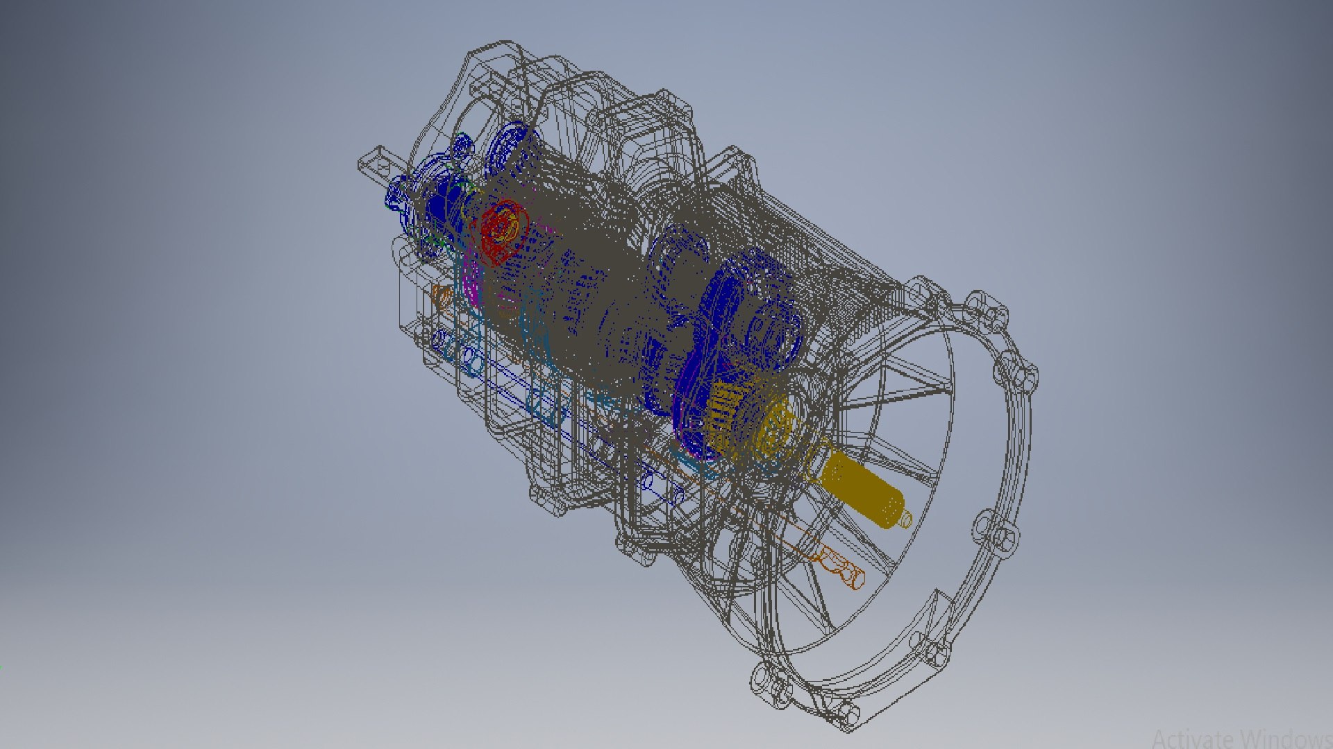 3D 5 Speed Vehicle Gearbox - TurboSquid 2058757