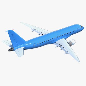 3D commercial airliner generic air