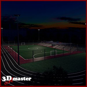 Amater Football Stadium 2 Night