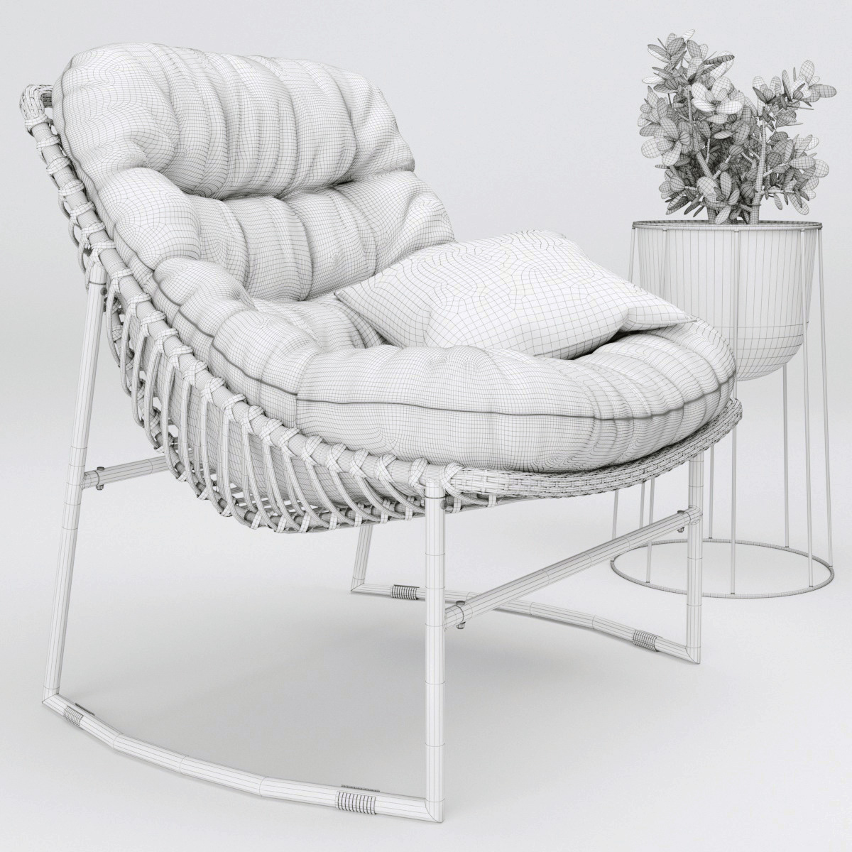 Zuo furniture outdoor model TurboSquid 1239570