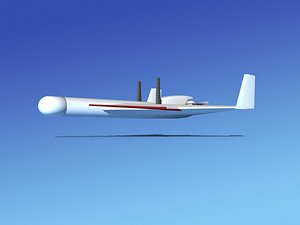 3d model harpy 1 uav