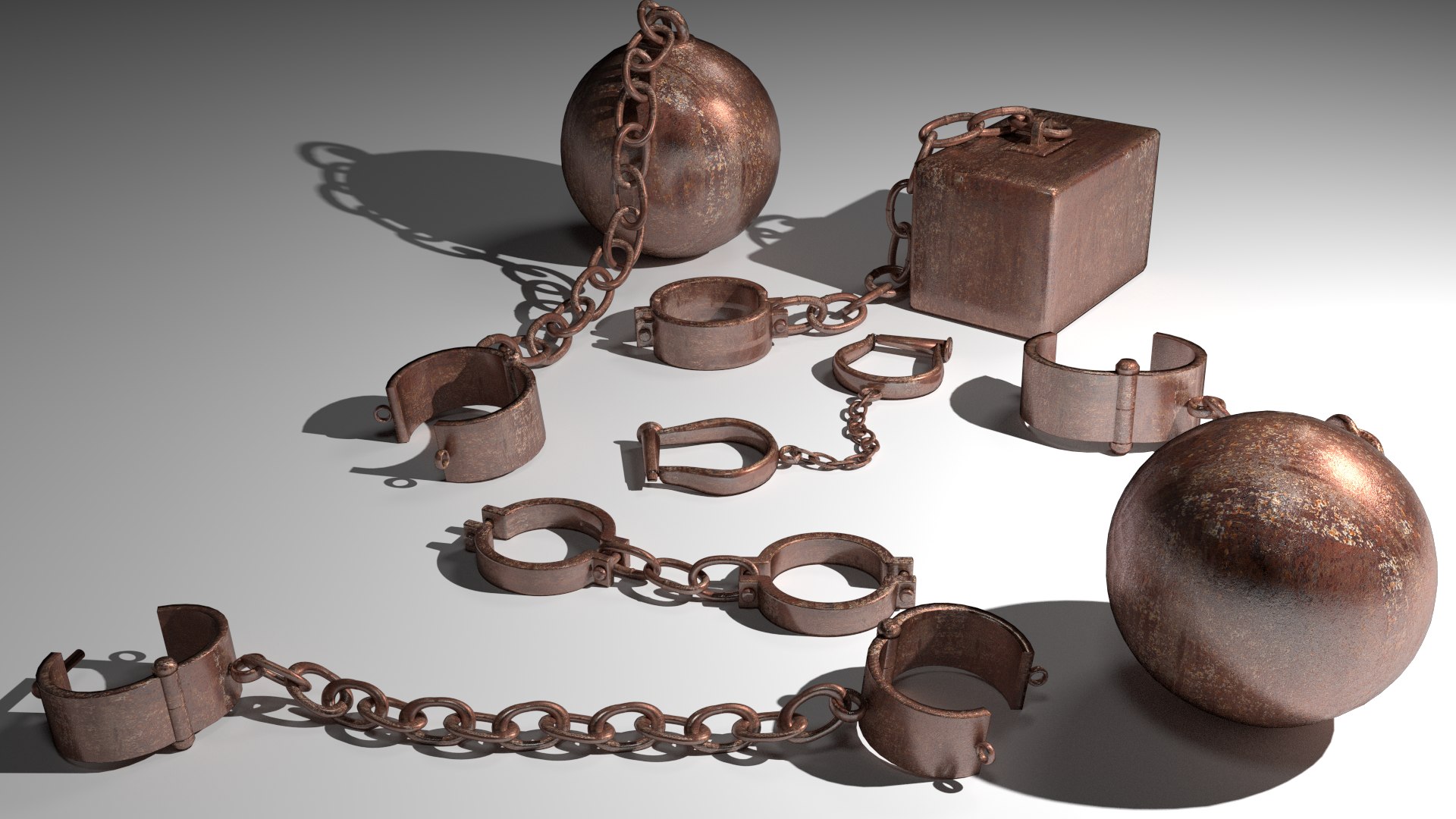 3D model medieval shackles - TurboSquid 1165830