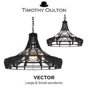 3D chandeliers timothy oulton vector model