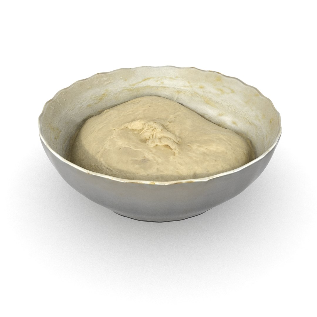 realistic model https://p.turbosquid.com/ts-thumb/03/T7oLOe/G7AoXGLh/doughinbowlunrissed_22/jpg/1495377233/1920x1080/fit_q87/763a26466832a90a370ed2b370684c6ae9834212/doughinbowlunrissed_22.jpg
