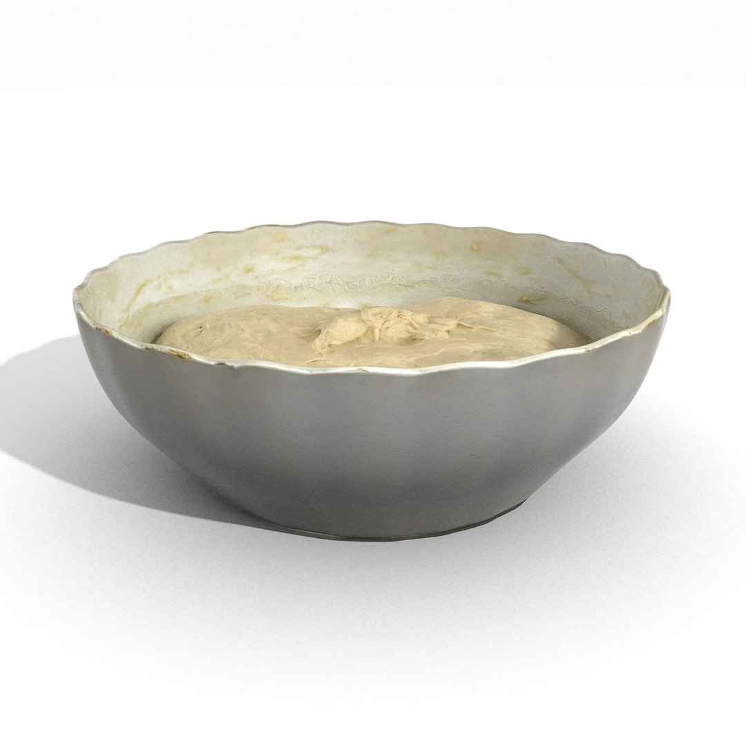 realistic model https://p.turbosquid.com/ts-thumb/03/T7oLOe/LpuWcXOr/doughinbowlunrissed_10/jpg/1495377233/1920x1080/fit_q87/e734bff8cd8a6c1dac0018316e590e3306a54cdc/doughinbowlunrissed_10.jpg