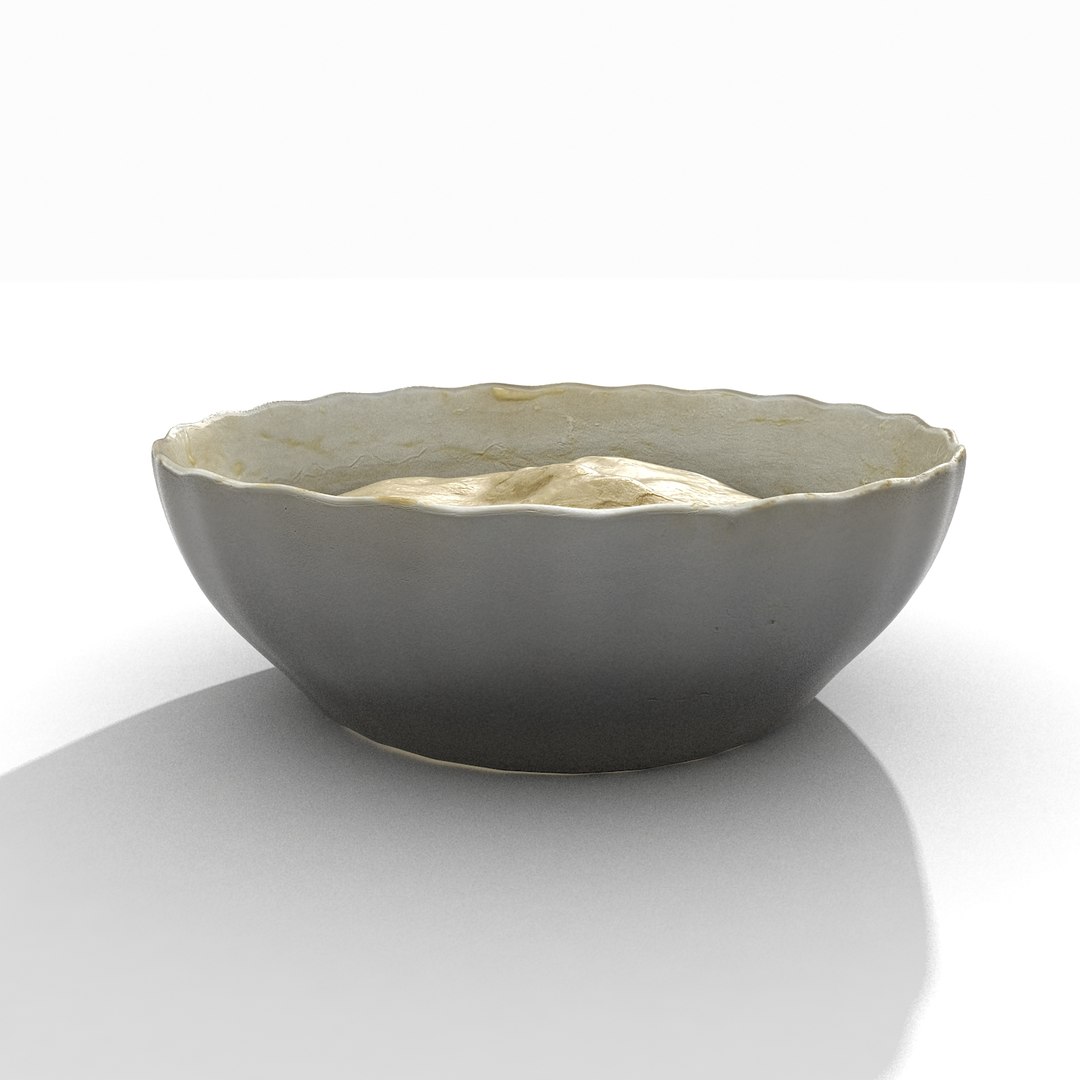 realistic model https://p.turbosquid.com/ts-thumb/03/T7oLOe/PFLyoy9t/doughinbowlunrissed_20/jpg/1495377233/1920x1080/fit_q87/716ca00c257a50f543c936a80a3020b834b8d0e0/doughinbowlunrissed_20.jpg