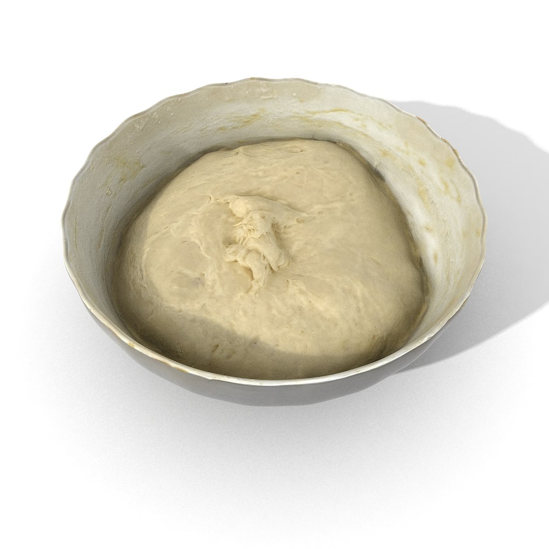 realistic model https://p.turbosquid.com/ts-thumb/03/T7oLOe/QaxL9Poc/doughinbowlunrissed_15/jpg/1495377233/1920x1080/fit_q87/7f609df1ce6d4a6a4d94986568f17acbaabf9c11/doughinbowlunrissed_15.jpg