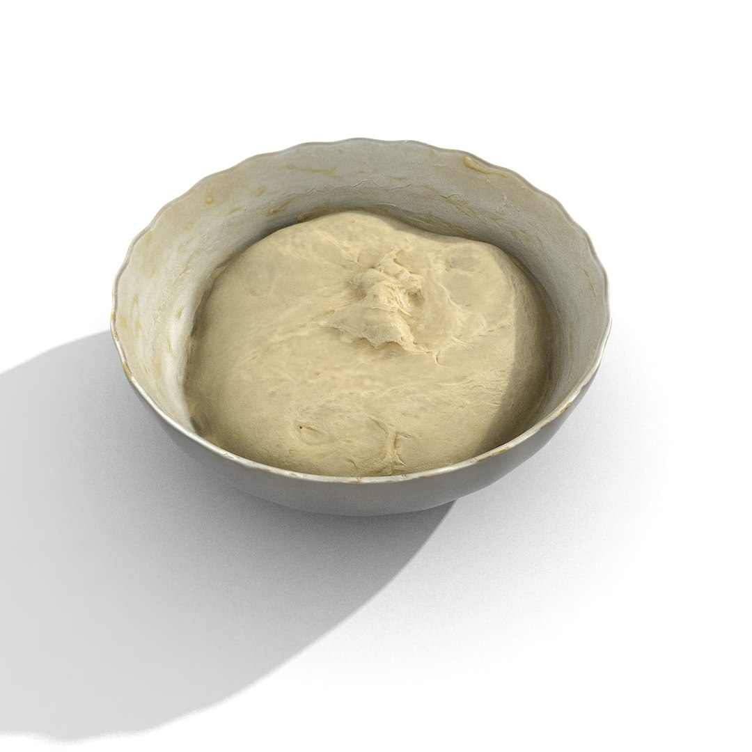 realistic model https://p.turbosquid.com/ts-thumb/03/T7oLOe/rXF7z2Rs/doughinbowlunrissed_08/jpg/1495377233/1920x1080/fit_q87/dcaea557d9d280ccb77f6fccef4d9c9fdba4140f/doughinbowlunrissed_08.jpg