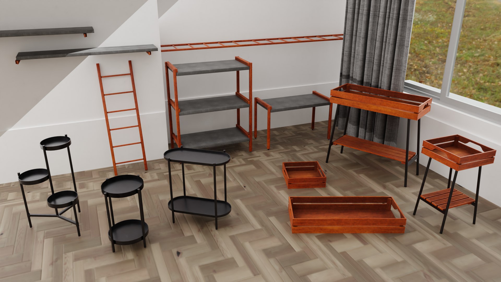 3D Model Stands Collection - TurboSquid 1909241