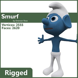 Rigged Smurf