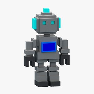 3D model Voxel Robot