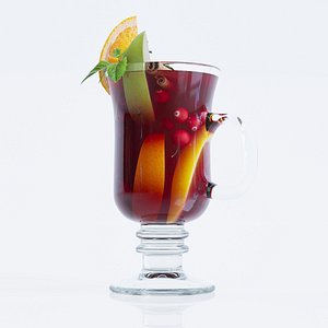 Glass Of Mulled Wine