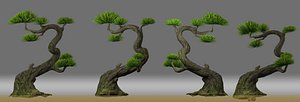 3D pine tree model