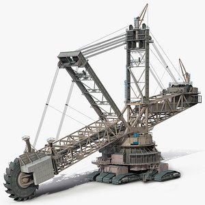 Mining Multi Bucket Wheel Excavator Rigged