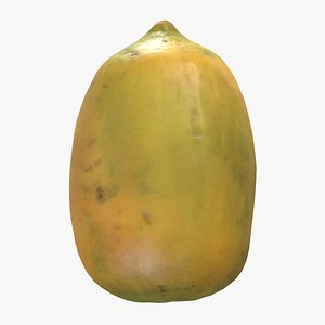 3D model Crenshaw Melon Low Poly