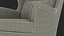 Grey Cloth Chair