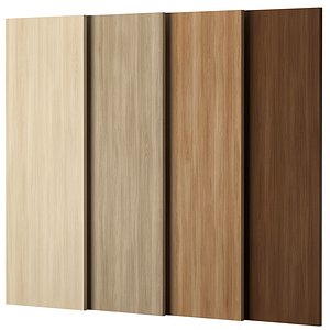 Oak wood material 11 3D