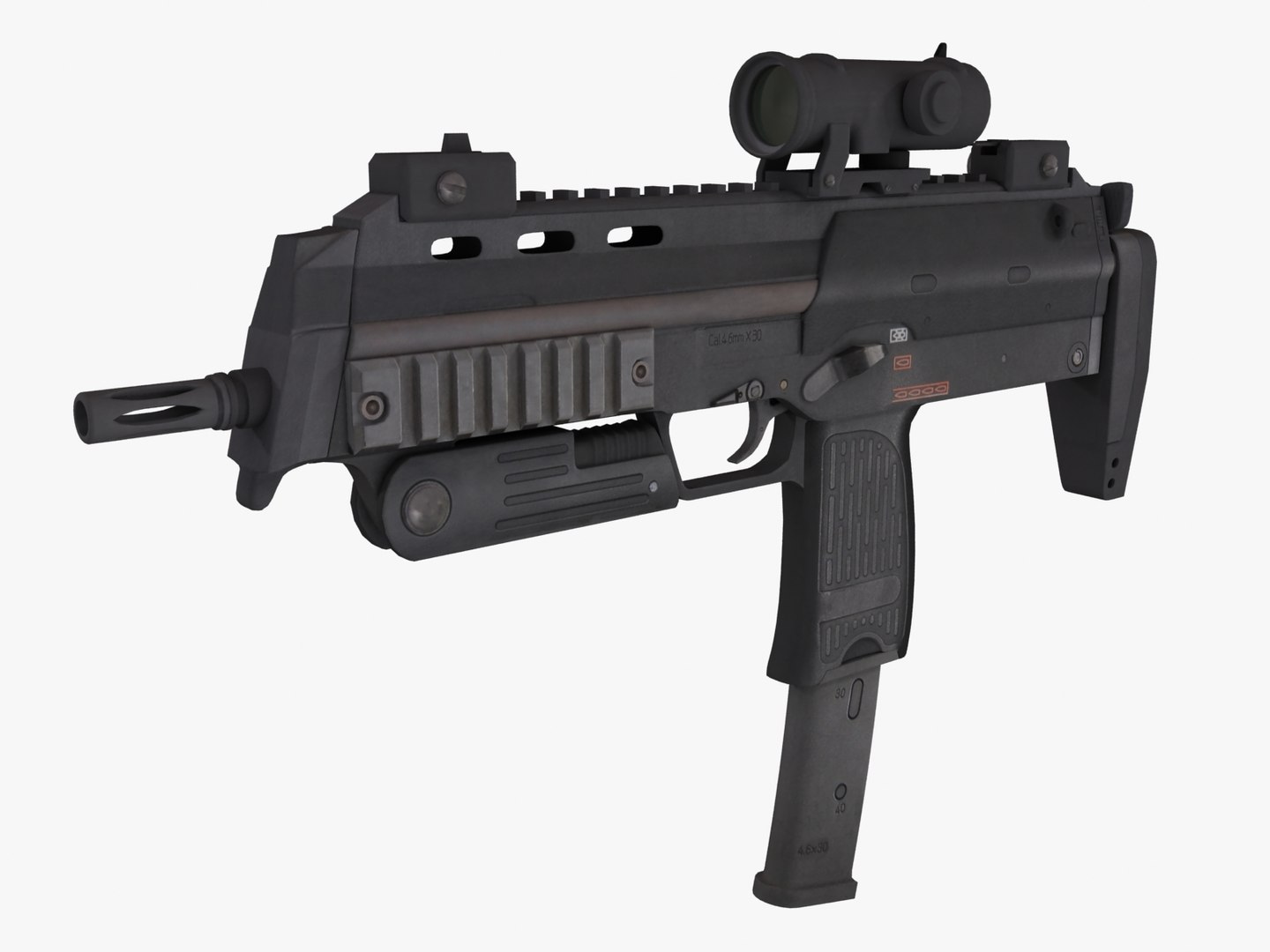 Mp Hk Mp7 3d Max