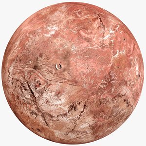 fictional alien planet 3D model