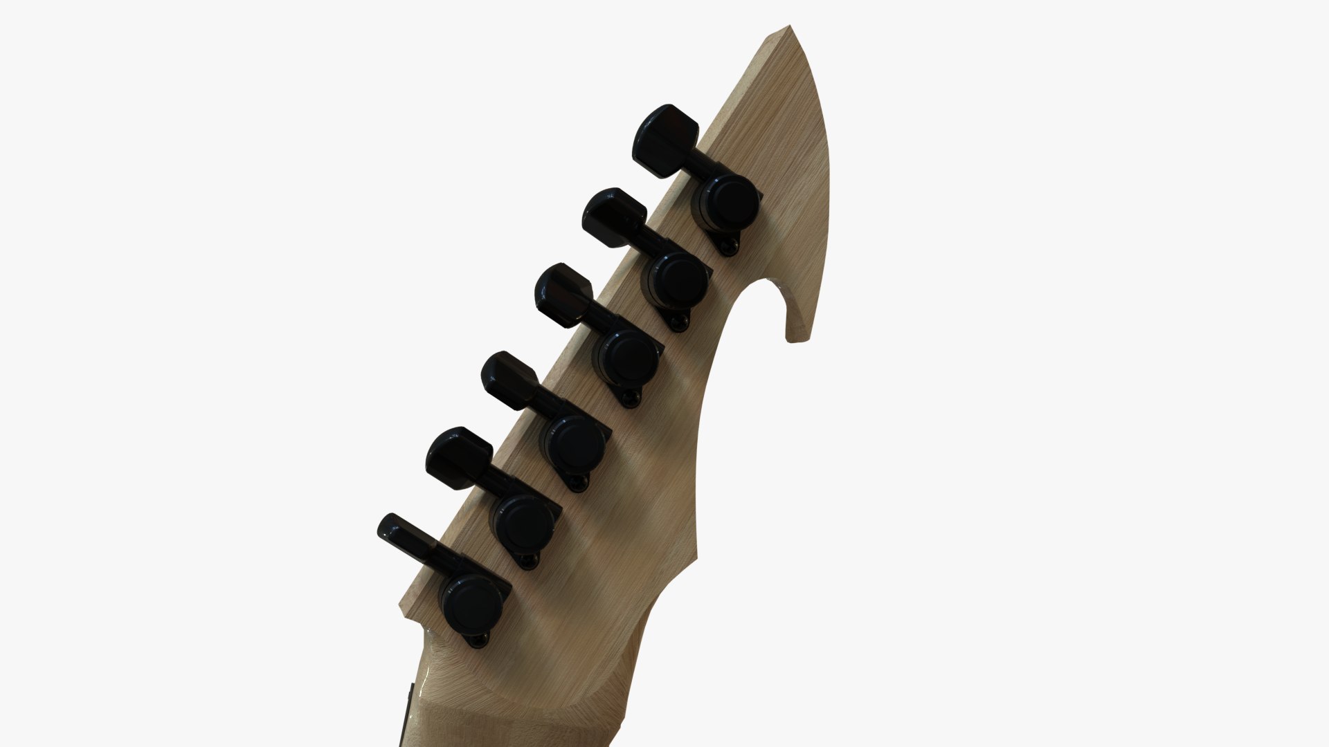 Electric Strat-style Guitar Cad 3D Model - TurboSquid 1387850