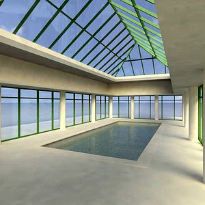 3dsmax pool exterior lights