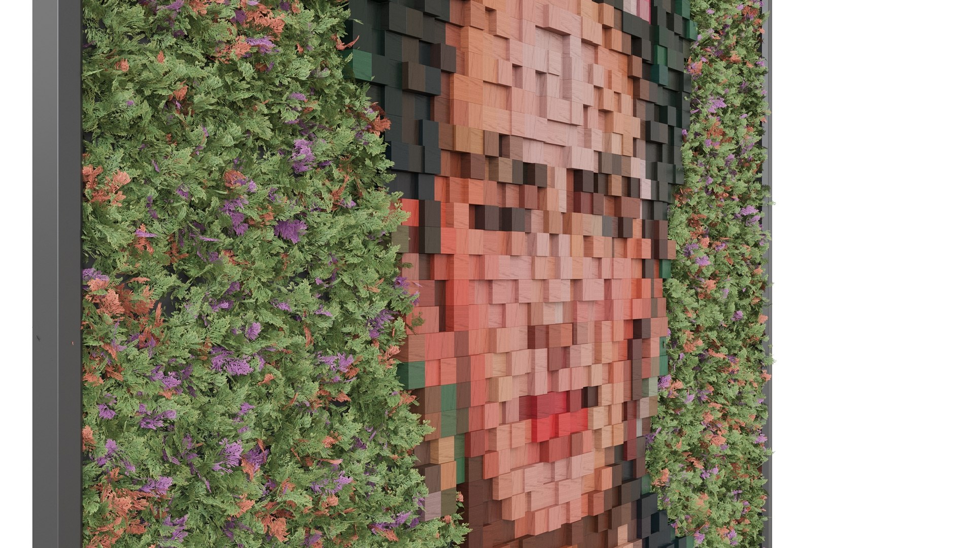 4 PixelArt Cubic Painting 3D Model - TurboSquid 1855534